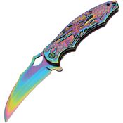 China Made 300580RB Dragon Linerlock Knife Spectrum