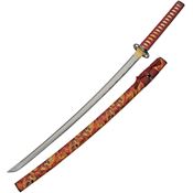 China Made 926993 Flaming Skull Katana