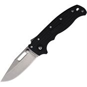 Demko AD205F15 AD 20.5 Shark-Lock Stonewash Folding Knife Black Handles