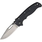 Demko AD20F2102 AD 20.5 Shark-Lock Stonewash Folding Knife Dark Gray Handles