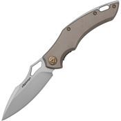 Fox Edge 31 Tan Sparrow Linerlock Knife