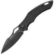 Fox Edge 34 Sparrow Linerlock Knife with Black Handles