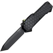 Hogue 34021 Auto Compound OTF Black Tanto Knife Black Handles