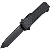 Hogue 34026 Auto Compound OTF Black Tanto Knife Black Handles