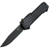 Hogue 34031 Auto Compound OTF Black Tanto Knife Black Handles