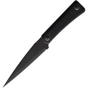 Jason Perry 220004 JPB220004 Fixed Blade Knife Black Handles