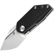 Kansept 3044A1 RIO Linerlock Knife Black Stomewashed Handles