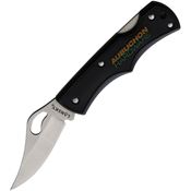 Lansky LKN045AU Aubuchon Small Lockback Knife Black Handles