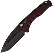 Medford 206SPT41AR Auto Swift Button Lock Knife Burgundy Handles