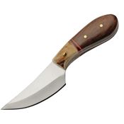 Pakistan 8033 Little Doe Hunter Satin Fixed Blade Knife Wood Handles