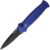 Piranha 6BT Auto Bodyguard Tactical Black Knife Blue Handles