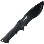 Schrade 1182513 Little Ricky Black Fixed Blade Knife Black Handles