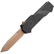 SIG 36020 Auto Compound OTF FDE Dark Earth Knife Black Handles