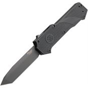 SIG 36022 SIG36022 Auto Compound OTF Gray Knife Black Handles