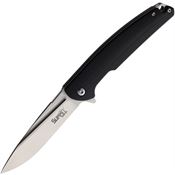 Summit Gear 006BLK Linerlock Knife with Black G10 Handles