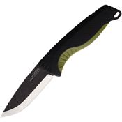 SOG 17410441 Aegis Stonewash Fixed Blade Knife Black/Green Handles