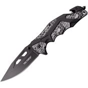 Tac Force 1021GY Assist Open Linerlock Knife with Gray Handles