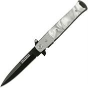 Tac Force 428P Assist Open Linerlock Knife with White Handles