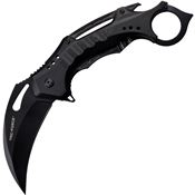 Tac Force 705KBK Assist Open Linerlock Knife with Black Handles