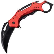 Tac Force 705KRD Assist Open Linerlock Knife with Red Handles