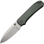 We 210452 Big Banter Linerlock Knife Green Handles