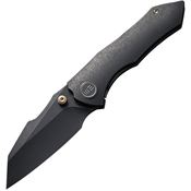 We 220051 High-Fin Framelock Knife Black Handles
