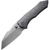 We 220054 High-Fin Framelock Knife Tiger Handles