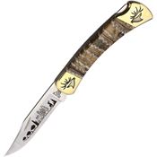 Yellowhorse 406 Elk Buck 110 Mammoth Lockback Knife Mammoth Tooth Handles