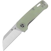 QSP 130XSF1 Mini Penguin Linerlock Knife with Jade Handles
