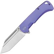 QSP 143C Rhino Framelock Knife Purple Titanium Handles