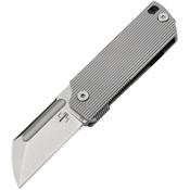 Boker Plus 01BO366 Babyx Framelock Knife Grooved Stainless Handles