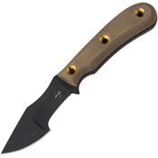Boker Plus 02BO076 Micro Tracker Fixed Blade Knife Brown Handles