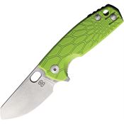 Brighten 608LG Baby Core Linerlock Knife with Lime Handles