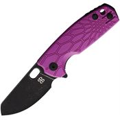 Brighten 608PUB Baby Core Linerlock Knife with Purple Handles