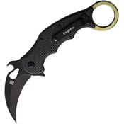 Brighten 599TICP Moonstruck Karambit Framelock Knife Carbon Fiber/Green Handles