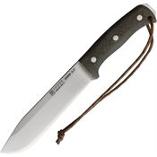 Joker V137 Nomad 6.5 Satin Fixed Blade Knife Green Handles