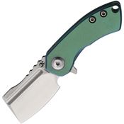 Kansept 3030A7 Mini Korvid Linerlock Knife Green Handles