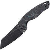 Kizer 4593A2 Towser K Linerlock Knife Blue Carbon Fiber Handles