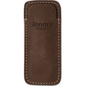 LionSTEEL 900FDV3BR Vertical Leather Sheath Brn