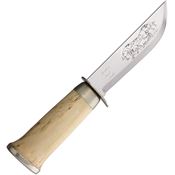 Marttiini 245010C Lapp 12.7 Fixed Blade Knife Curly Birch Handles