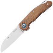 MKM-Maniago TNC Root Slip Joint Knife Natural Micarta Handles