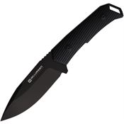 Willumsen Copenhagen PA22MID Paragon Black Fixed Blade Knife Black Handles