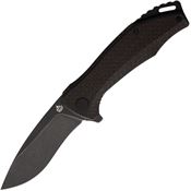 QSP 122D2 Raven Linerlock Knife with Brown Micarta Handles