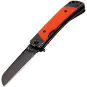 Revo DUOSORG Duo Sheepsfoot Linerlock Knife with Orange Handles