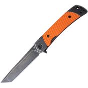 Revo DUOTORG Duo Tanto Linerlock Knife with Orange Handles