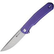 SenCut 210422 Scitus Linerlock Knife Purple Handles