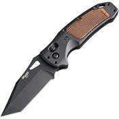 SIG 36367 SIG36367 K320 ABLE Lock Black Cerakote Folding Knife Black Handles