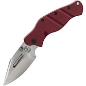 Sniper Bladeworks LPCREDS LPC Framelock Knife Red Handles