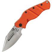 Sniper Bladeworks LPCORGS LPC Framelock Knife Orange Handles