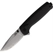 SOG TM1042BX Terminus XR-Lock Damascus Knife Black Handles